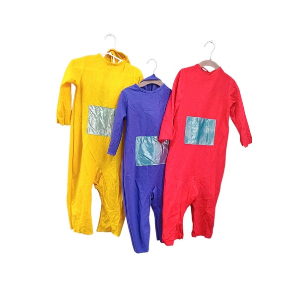 Vintage 1998 Teletubbies Costume Lot READ DESCRIPTION - Picture 1 of 11